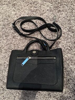 Rebecca Minkoff Black Leather Crossbody Satchel